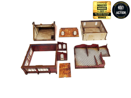 MICRO ART - WW2 NORMANDY RESTAURANT (28MM)