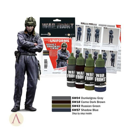 Scale 75: Soviet Armored Crew Paint Set