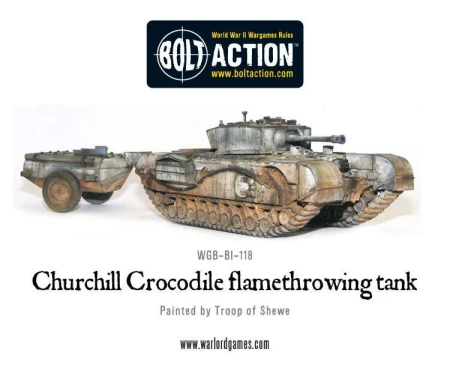 BOLT ACTION - Churchill Crocodile Flamethrowing Tank