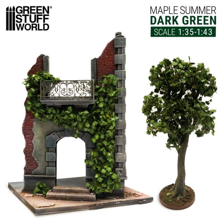 Green Stuff World Ivy Foliage - Dark Green Maple - Large