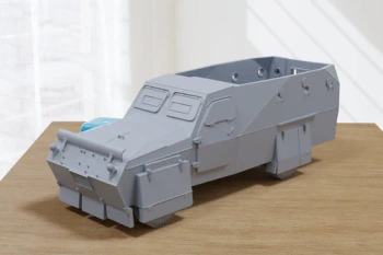 PM - MENA Rebels Land Cruiser BTR - 3D Printed - 28mm