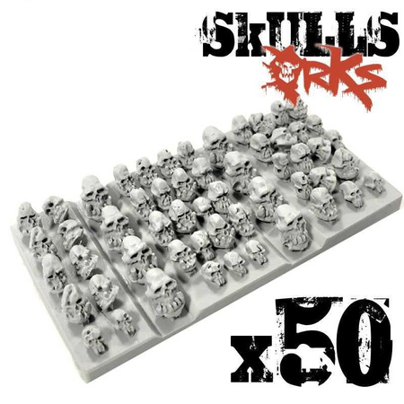 Green Stuff World 50x Resin ORK Skulls