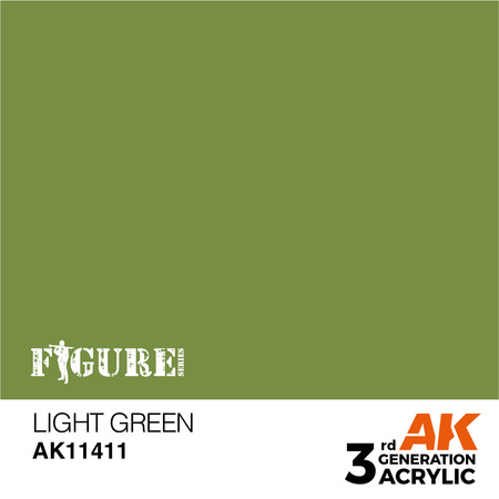 AK Interactive LIGHT GREEN – FIGURES