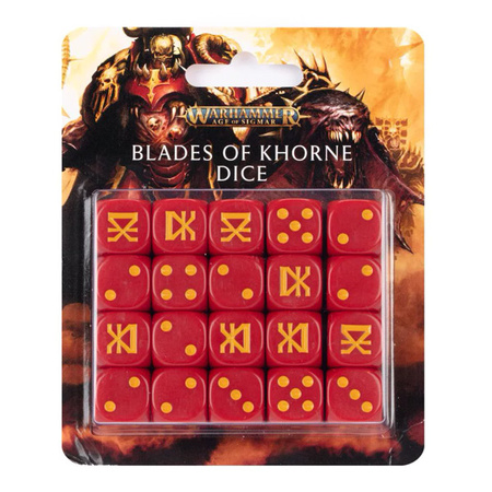 Warhammer AoS: Blades of Khorne Dice Set
