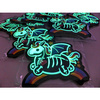 Naszywka 3D Skeleton Unicorn patch Rubber GID JTG