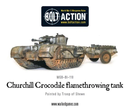 BOLT ACTION - Churchill Crocodile Flamethrowing Tank