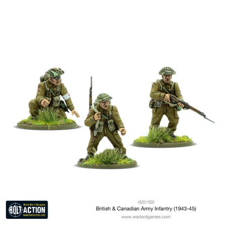 BOLT ACTION British & Canadian Army Infantry (1943-45)