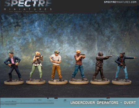 SPECTRE MINIATURES - Undercover Operators Overt