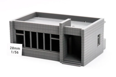 PM - Soviet Small Pump Station Shop - 3D Printed - 28mm