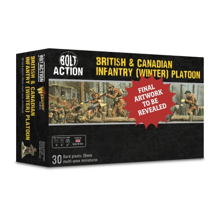 BOLT ACTION: British & Canadian Infantry (Winter) Platoon