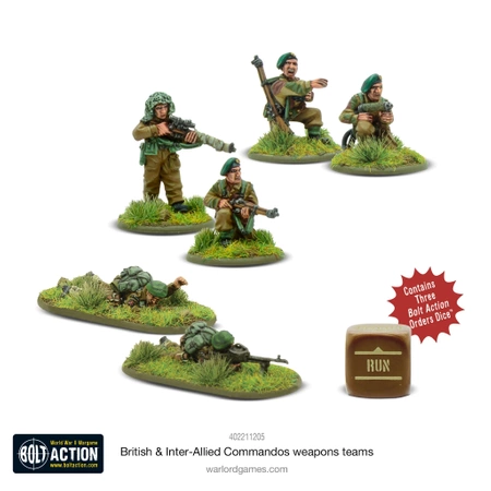 BOLT ACTION British & Inter-Allied Commandos weapons teams