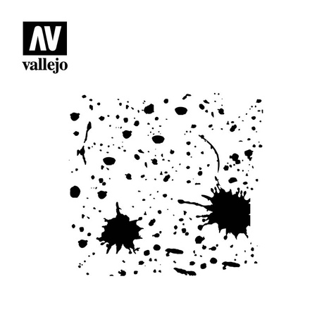 Vallejo: Stencils - Splash, Stains