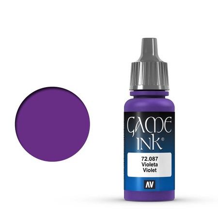 Vallejo: 72.087 - Game Color - Ink - Violet (18 ml)