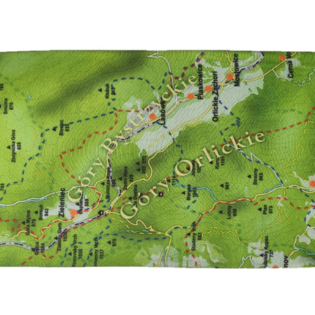 Chusta wielofunkcyjna GÓRY BYSTRZYCKIE / ORLICKIE