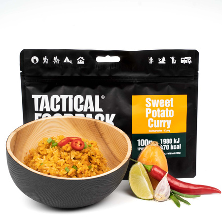 Liofilizat Tactical Foodpack Curry ze słodkich ziemniaków 400g