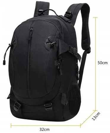 PLECAK TAKTYCZNY MILITARNY CZARNY 35 L BSH ADVENTURE