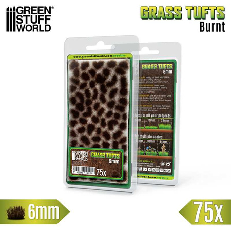 GSW - Static Grass Tufts 6 mm - Burnt Brown