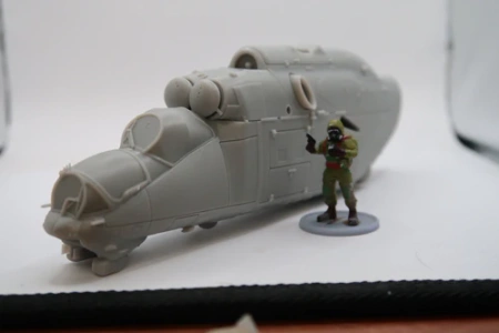 PM - Mi-24D Hind - Soviet Attack Helicopter - 3D Printed Vehicle - 28mm