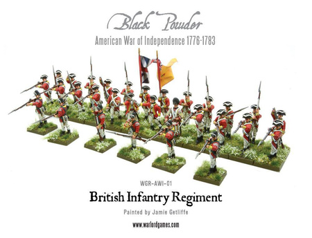 Black Powder American War of Independence: British Infantry Regiment
