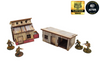 MICRO ART - WW2 NORMANDY SMALL SHEDS W. DOVECOTE (28MM)