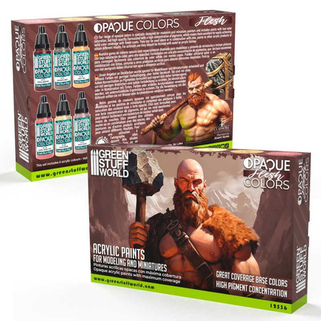 Green Stuff World Paint Set - Flesh Colours
