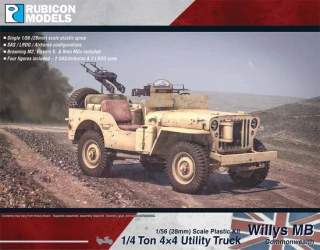 RUBICON 280050 - Willys MB ¼ ton 4x4 Truck (Commonwealth)
