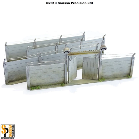 SARISSA PRECISION - Secure Compound Scenery Set (28mm)