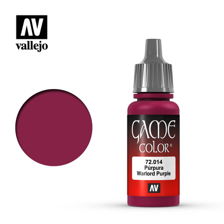 Vallejo: 72.014 - Game Color - Warlord Purple (18 ml)