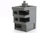 PM - Modern Middle East Urban Building MET_02 - 3D Printed - 28mm