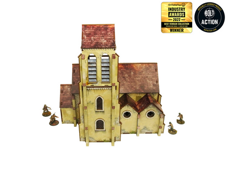 MICRO ART - WW2 NORMANDY CHURCH (28MM)