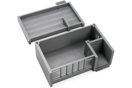 PM - Soviet Small Pump Station Shop - 3D Printed - 28mm