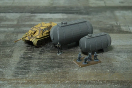PM - Airfield Fuel Tank - 3D Printed - 28mm