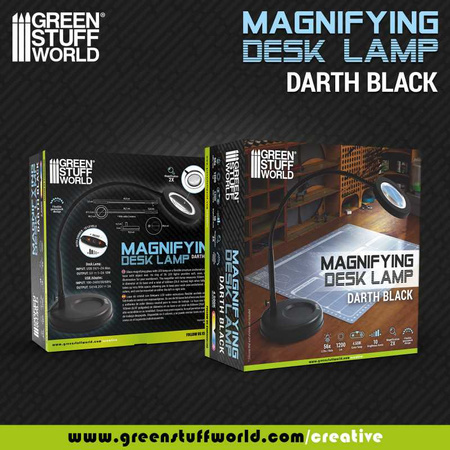 GSW - Magnifying desk lamp - Darth Black