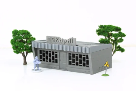 PM - Soviet Local Store - 3D Printed - 28mm 