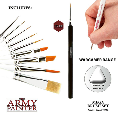 The Army Painter: Wargames Mega Brush Set (2023)