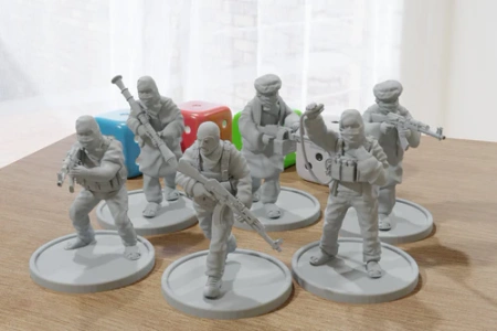 PM - OPFOR - Opposing Forces - Middle East Squad - 3D Printed - 28mm
