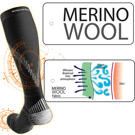 Skarpetki Turystyczne Merino TREEKER  COMODO