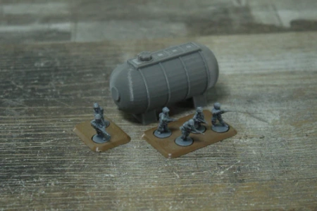 PM - Airfield Fuel Tank - 3D Printed - 28mm