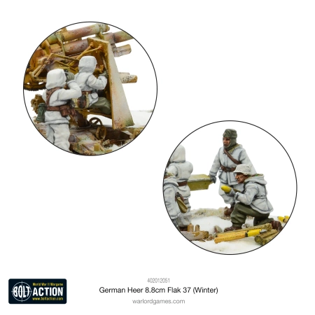 BOLT ACTION - German Heer 8.8cm Flak 37 (Winter)