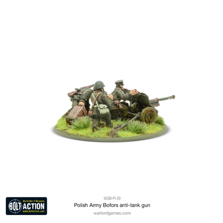 BOLT ACTION Polish Army Bofors 37mm Anti-Tank Gun