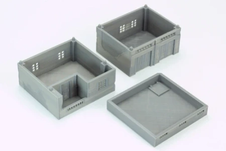 PM - Arab Urban Buildings set of Four Town Houses - 3D Printed - 28mm