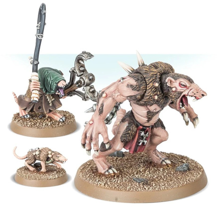 Warhammer AoS Rat Ogors, Giant Rats and Packmaster