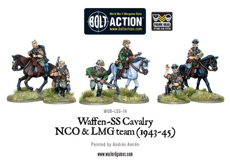 BOLT ACTION - Waffen SS Cavalry NCO & LMG 1942-45