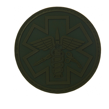 Naszywka 3D PVC Para medic Olive #13009