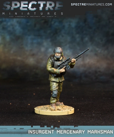 SPECTRE MINIATURES - Insurgent Mercenary Marksman
