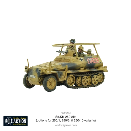 BOLT ACTION Sd.Kfz.250 (Alte) Half-Track (Options for 250/1, 250/3, 250/10)