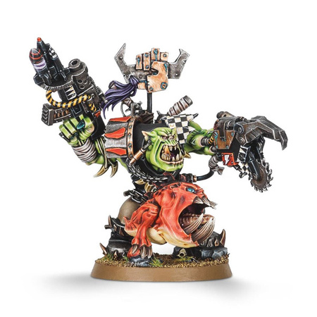 Warhammer 40K Ork Warboss with Attack Squig