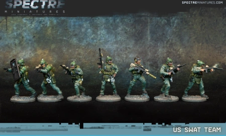 SPECTRE MINIATURES - US SWAT Team