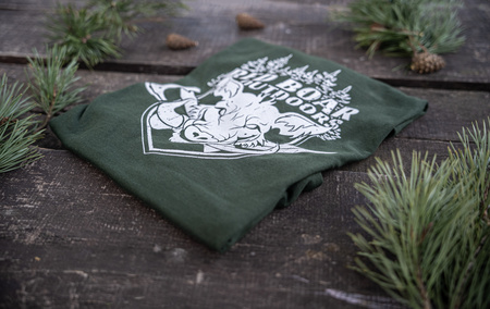 Koszulka RED BOAR OUTDOORS zielona Tiger Wood