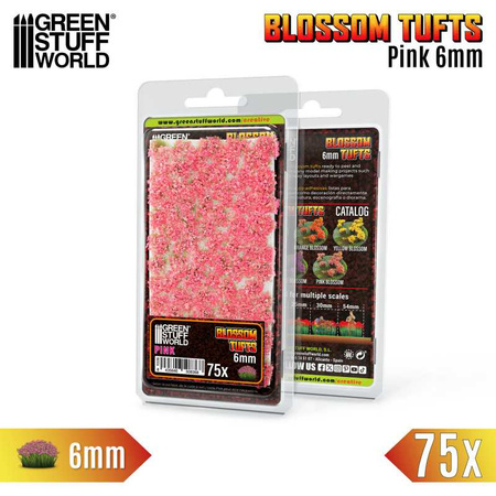 GSW - Blossom Tufts - 6mm - Pink Flowers